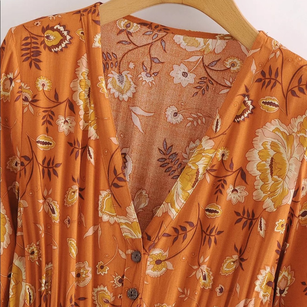 Floral Mini Dress - Picture 5 of 16